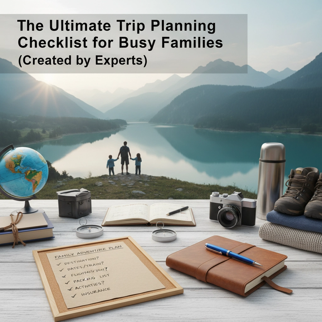 The Ultimate Trip Planning Checklist for Busy Families (Created by Experts)