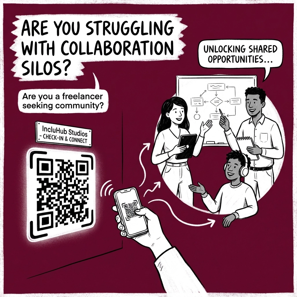 How QR Check-Ins at IncluHub Studios Are Changing Collaboration