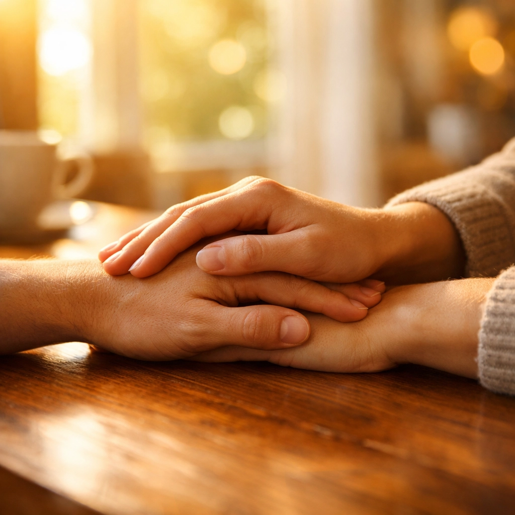 Empathy and support shown during crisis counseling in New Jersey to help families rebuild.