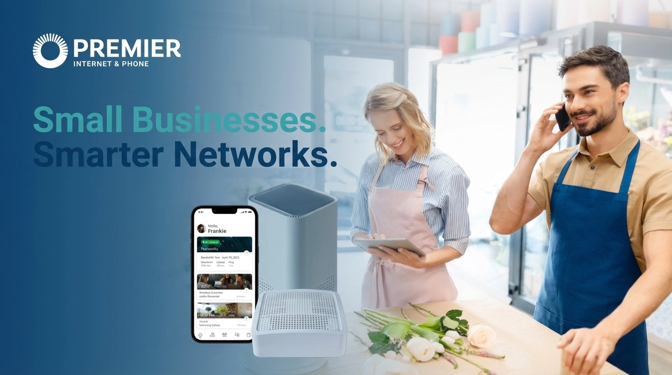 Small Business Owners with Premier Broadband Solutions