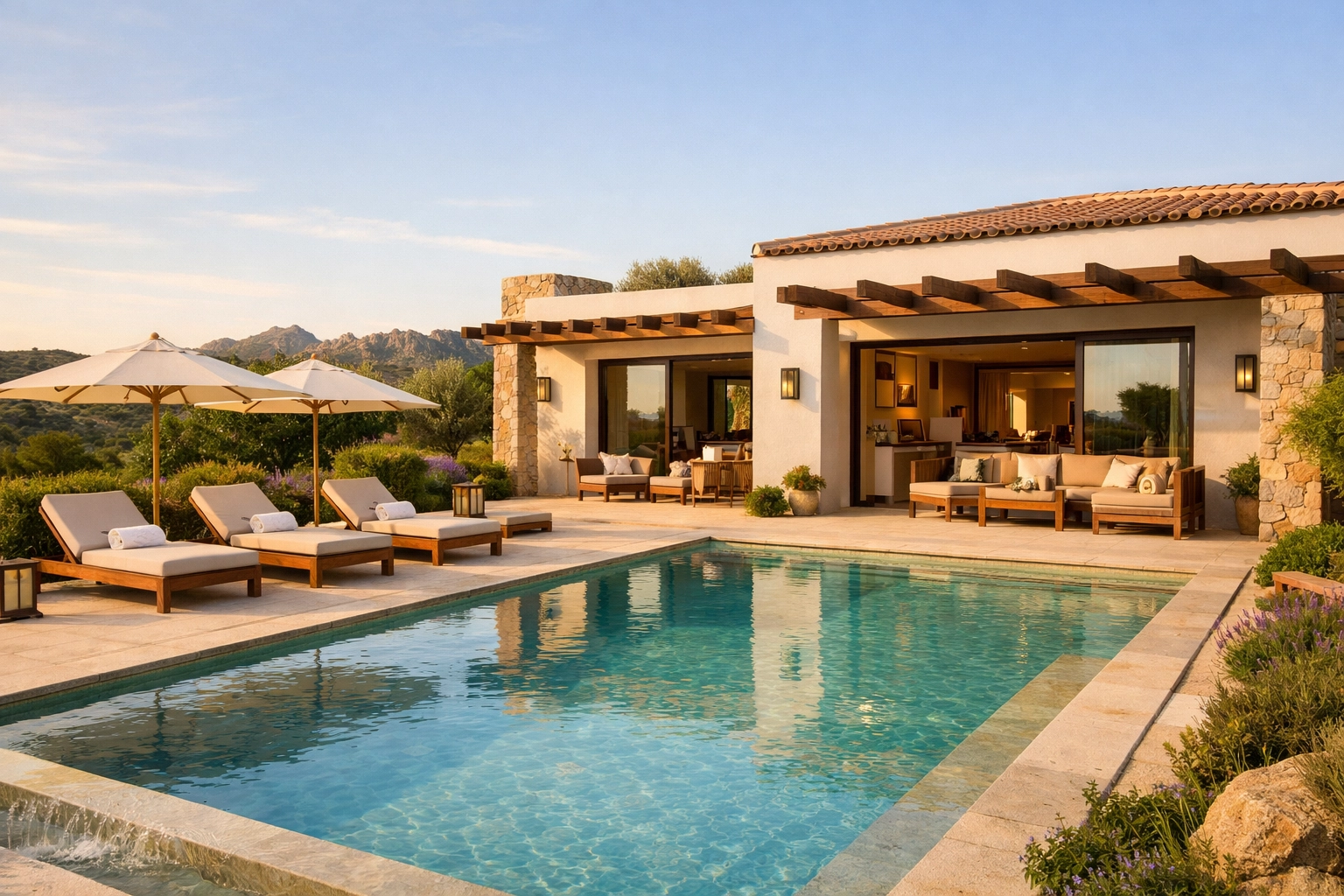 Family-friendly Sardinia vi with private pool and sun loungers