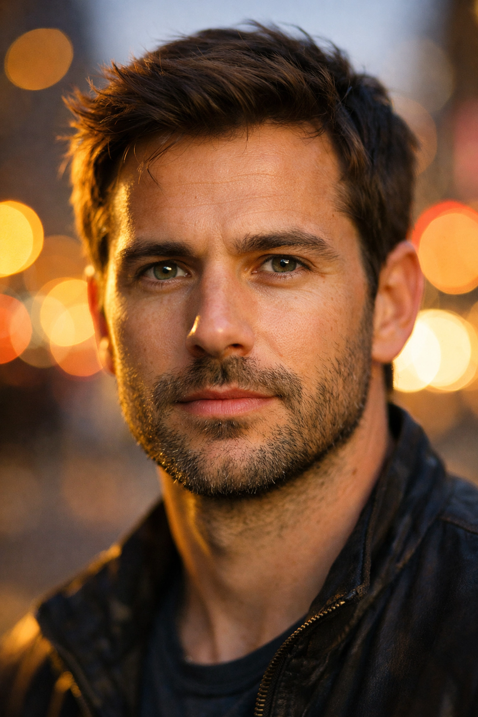 Mastering stunning portraits with an 85mm lens and beautiful background bokeh in a city setting.