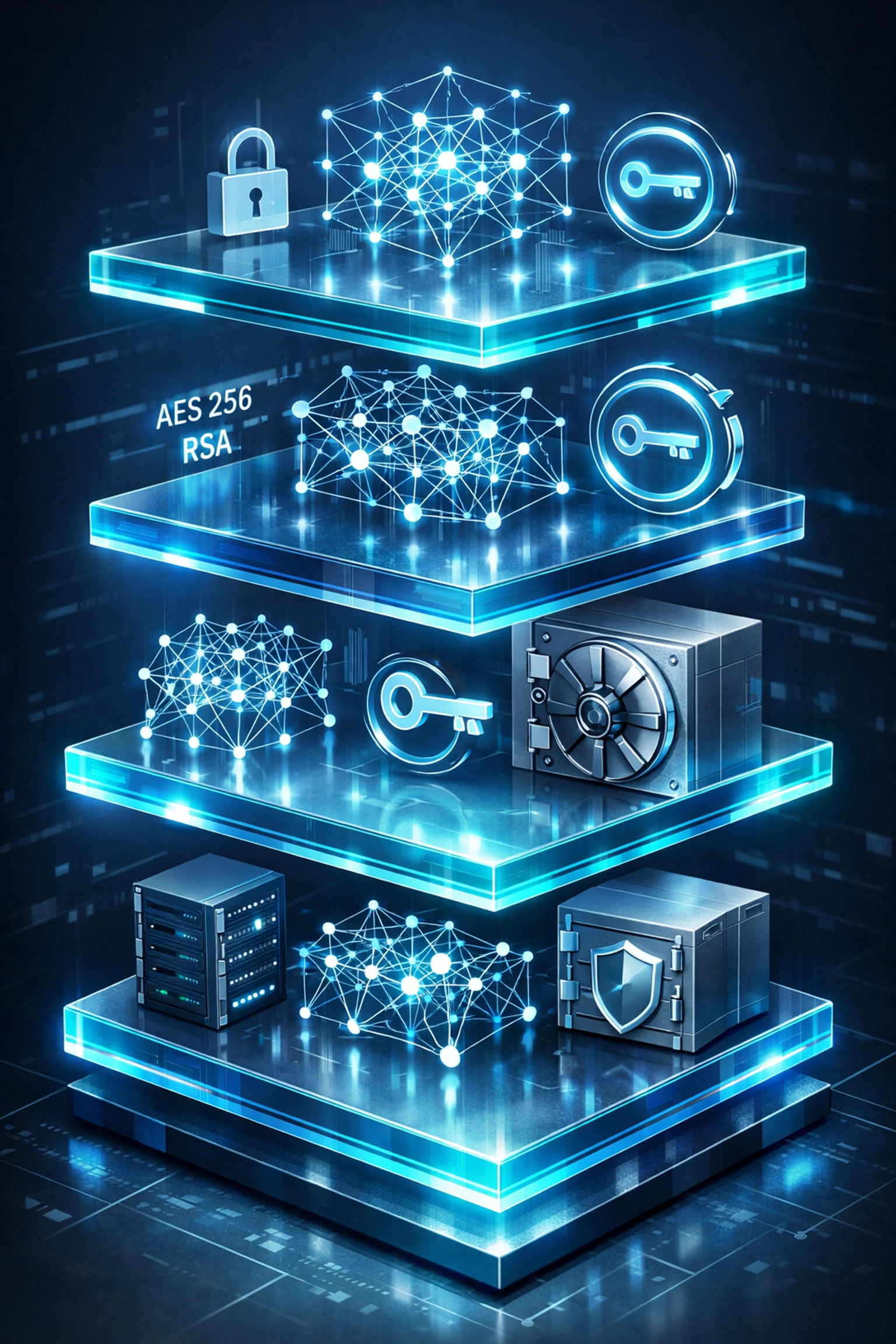 Multi-layered quantum-safe backup security architecture with post-quantum encryption