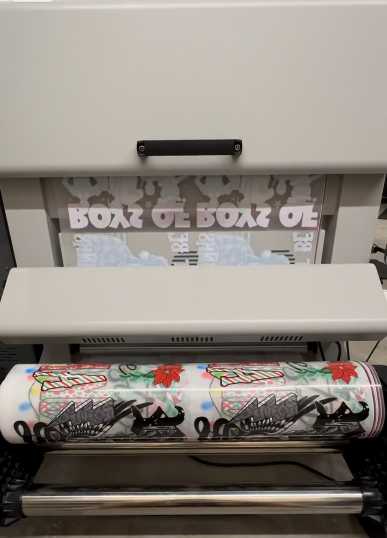 DTF printer producing gang sheet transfers