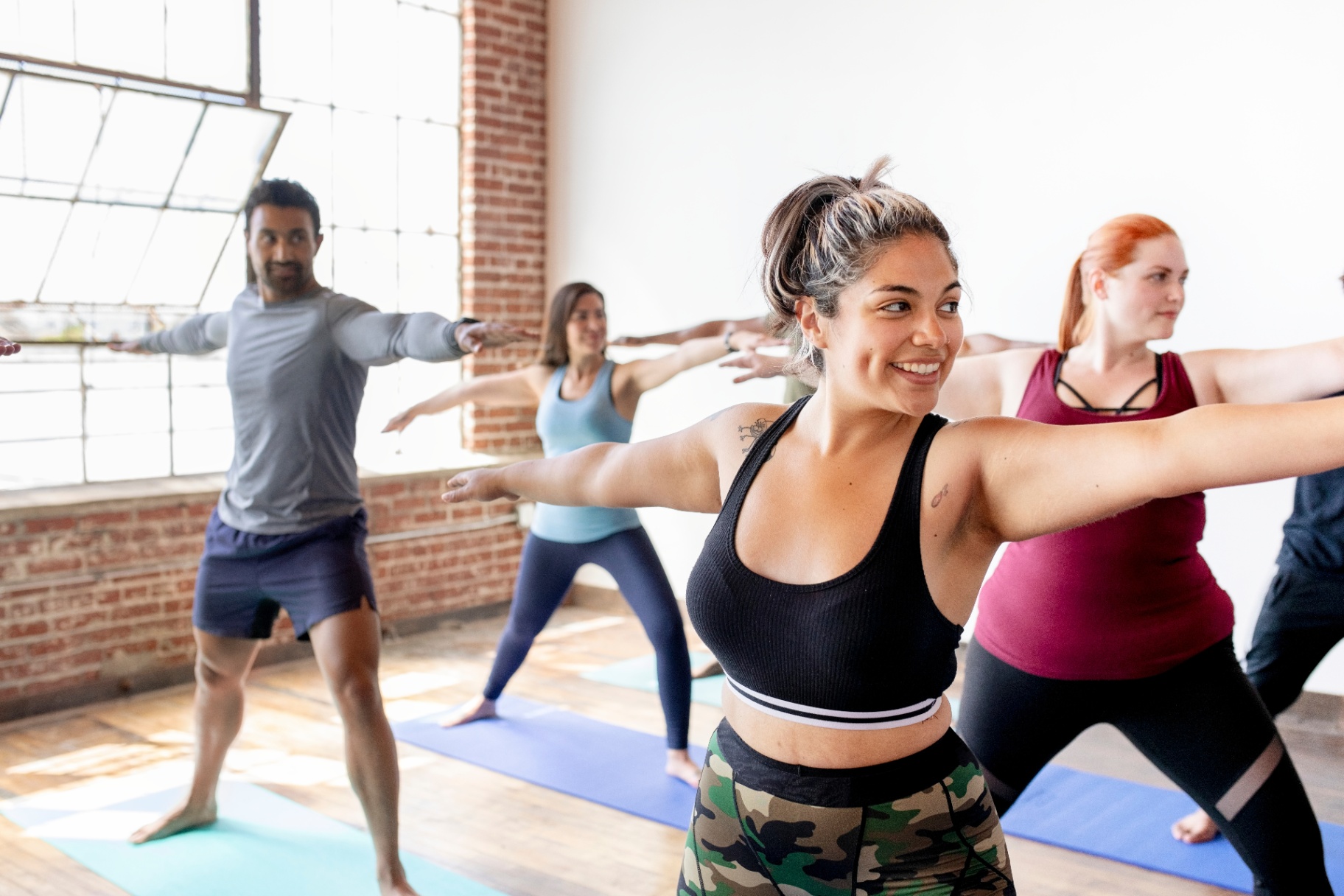 Group Yoga Class at Bright Medical Wellness