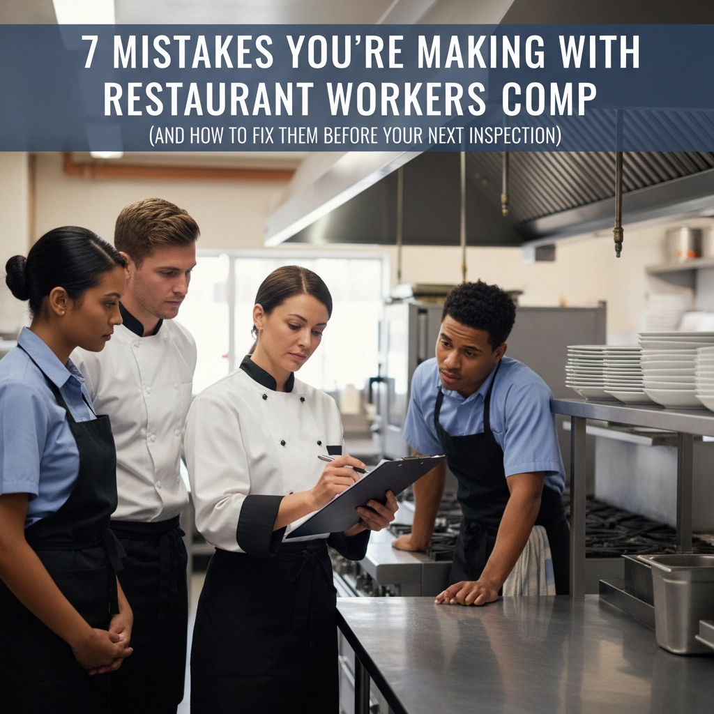 7 Mistakes You're Making with Restaurant Workers Comp (and How to Fix Them Before Your Next Inspection)