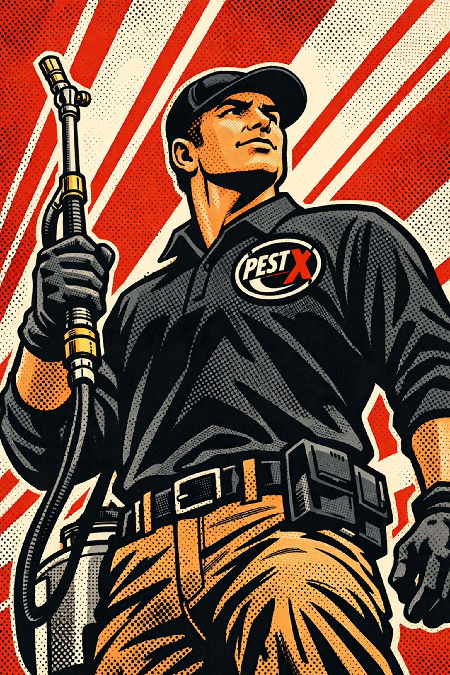 Professional Pest X technician providing reliable cockroach control services and home protection plans in Jasper.