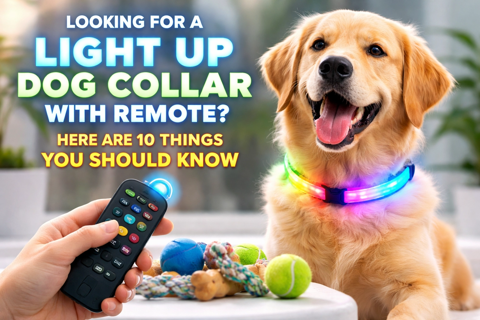 [HERO] Looking For a Light Up Dog Collar with Remote? Here Are 10 Things You Should Know