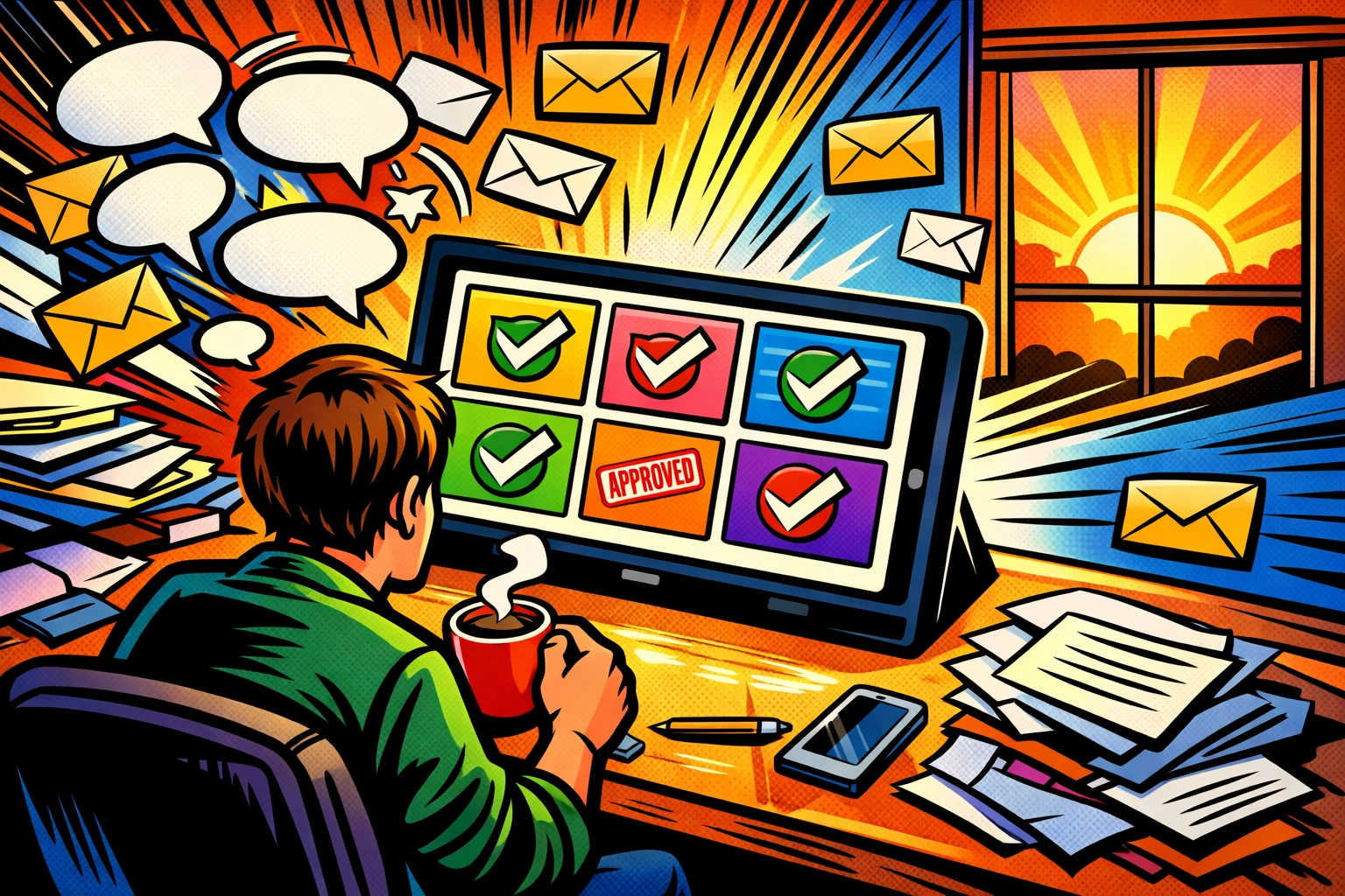 An ai virtual assistant for business organizing time-off requests for a small business owner.