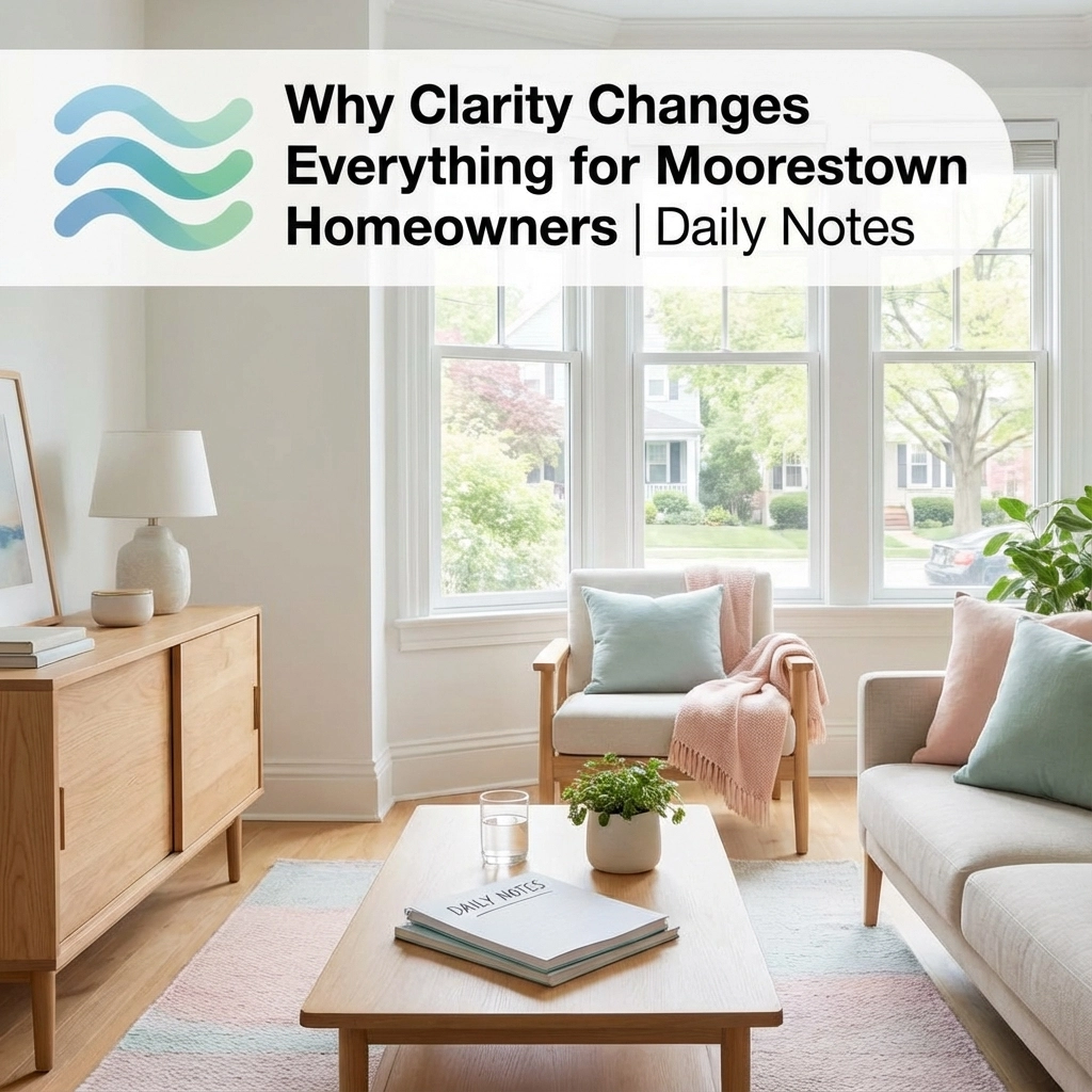 Visual representing clarity and understanding for Moorestown homeowners