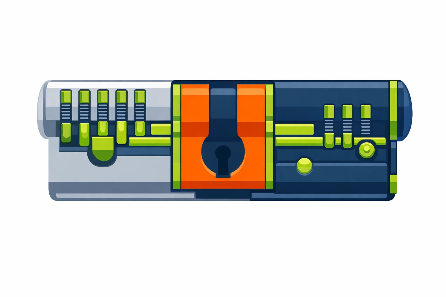 High-security anti-snap Euro cylinder lock providing enhanced home security for Bristol residents.
