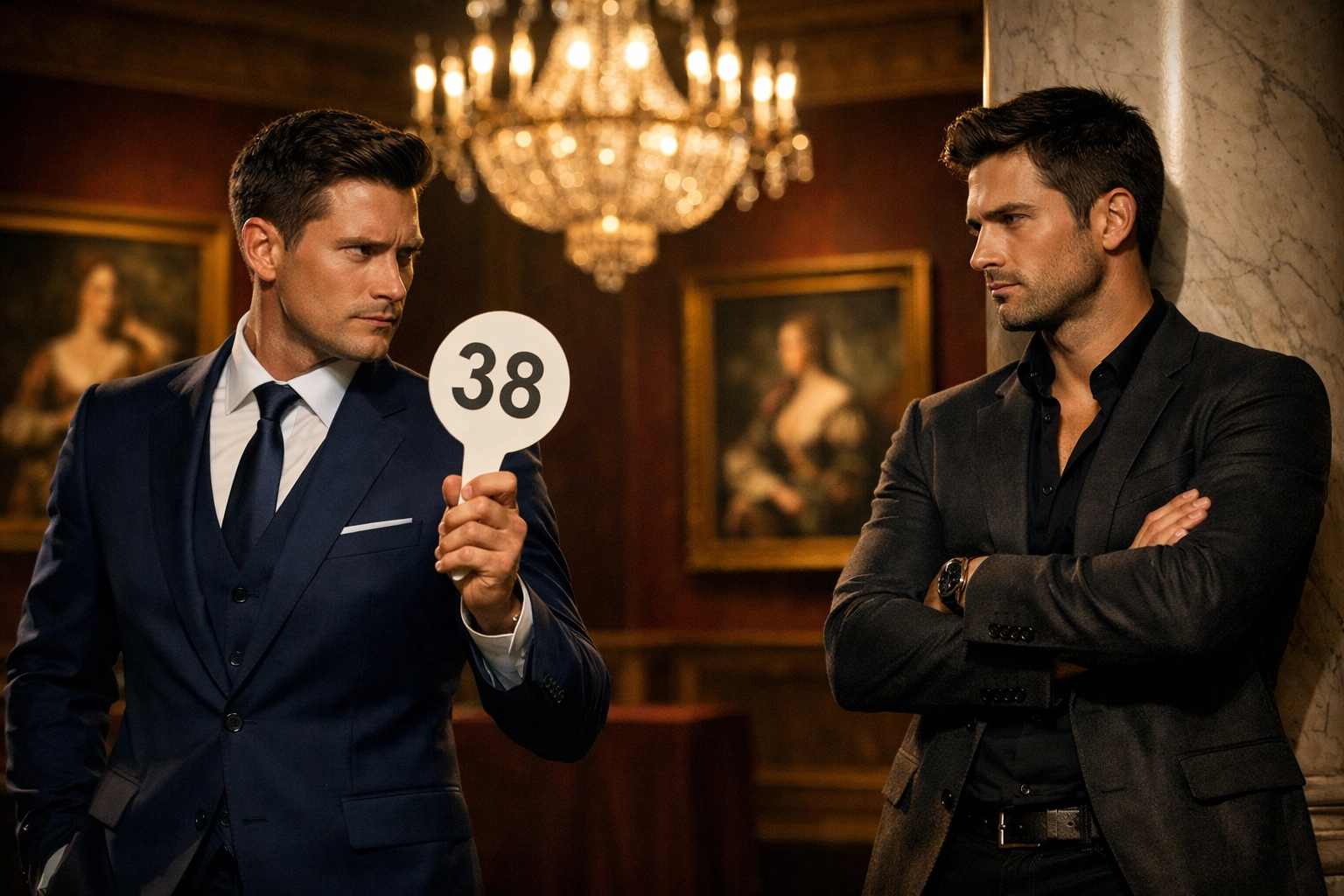 Julian and Xavier compete as rival auctioneers in gay romance enemies-to-lovers MM romance story