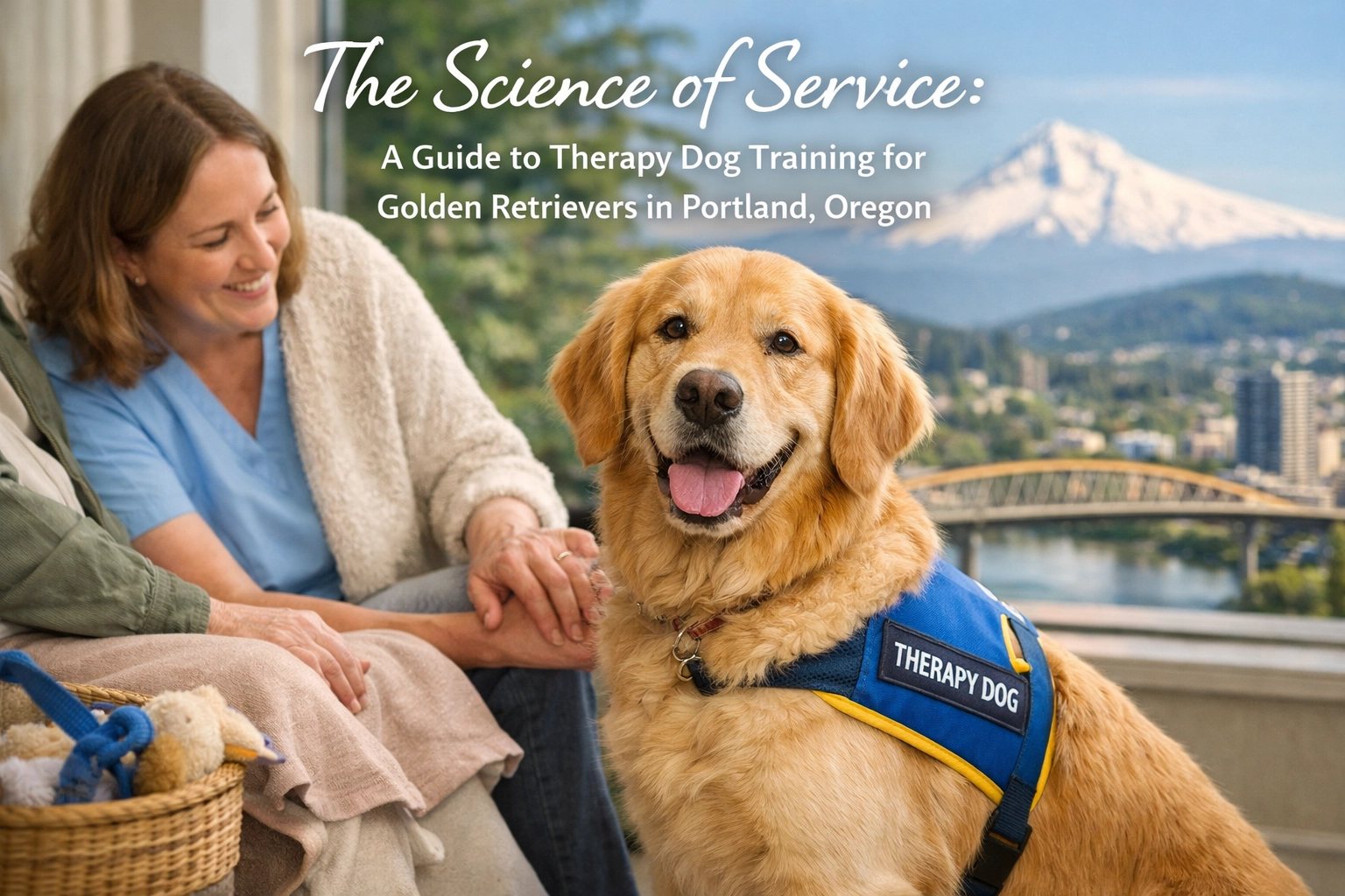 [HERO] The Science of Service: A Guide to Therapy Dog Training for Golden Retrievers in Portland, Oregon