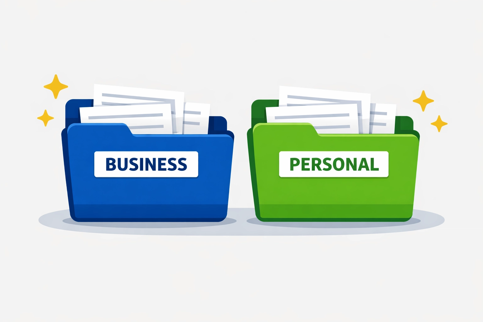 Organizing business and personal expense folders to streamline New Haven tax preparation.