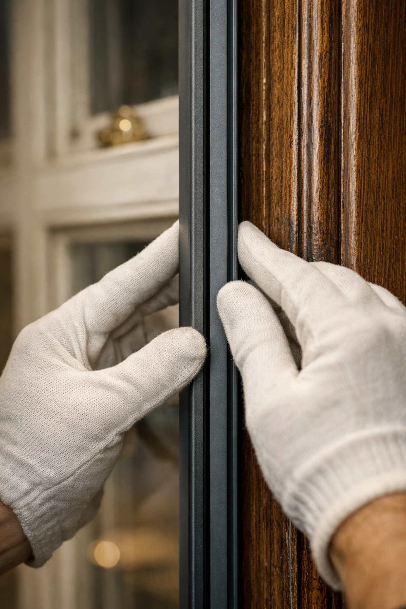 Professional secondary glazing installation in heritage home