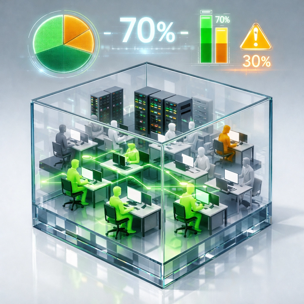 Active ServiceNow users tracked against ghost licenses in ITAM audit analysis