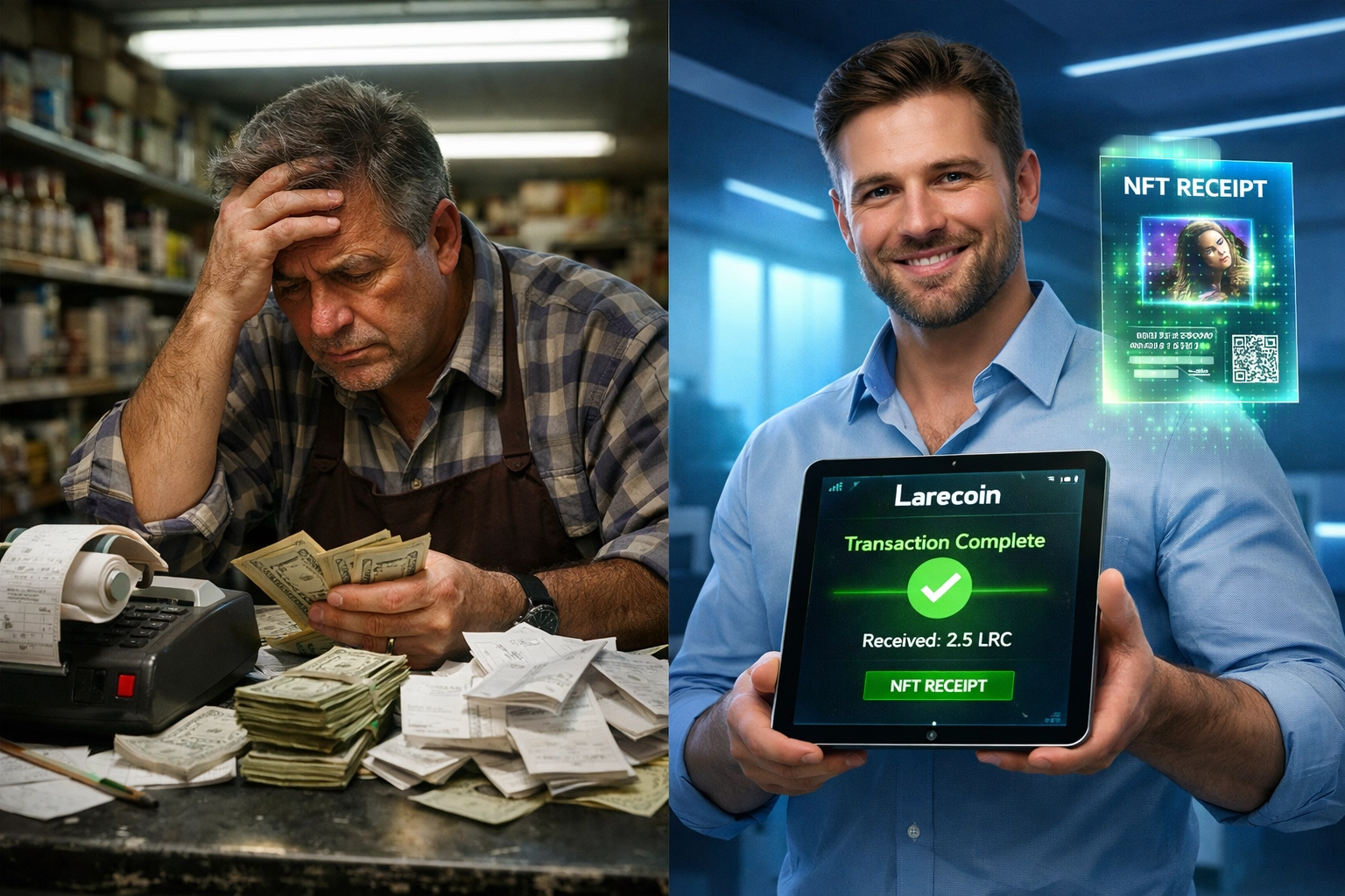 Traditional merchant vs Larecoin merchant: comparing legacy payment systems with crypto transactions