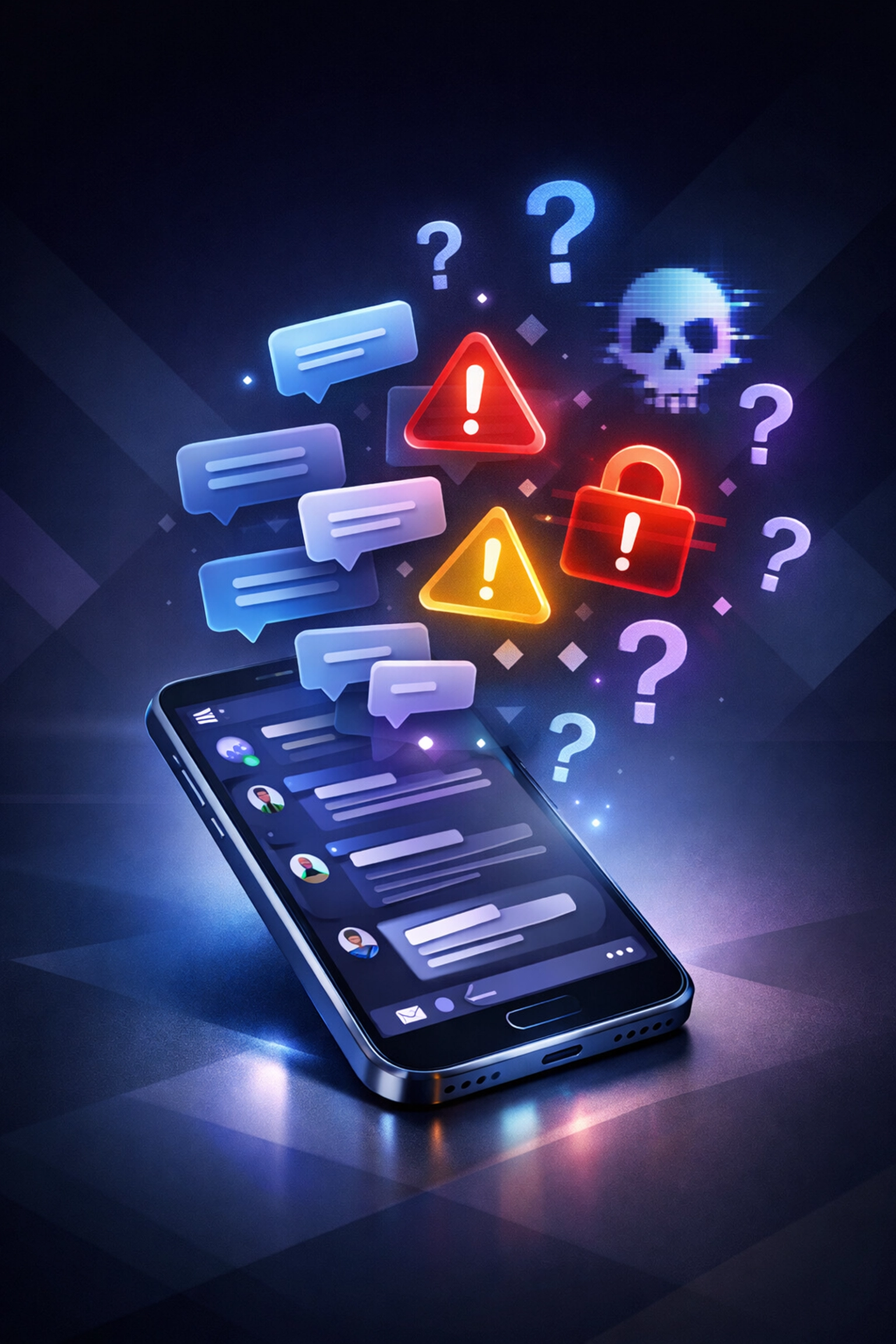 Chat messages from Teams and Slack transforming into security warnings and threats