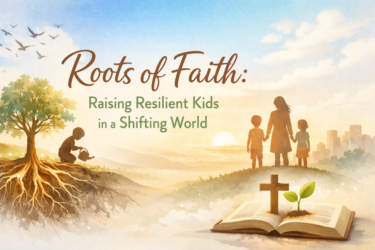 Let's be honest: raising kids with strong faith today feels like planting seeds in a hurricane. Between social media influence, school curriculum debates, and a culture that often questions everything sacred, Christian parents are navigating uncharted territory. But here's the good news: the principles for building lasting faith haven't changed, even if the landscape has. Why Resilient Faith Matters More Than Ever Faith resilience isn't about raising kids who never question or doubt. It's about equipping them with roots so deep that when storms come: and they will: they bend but don't break. Resilient faith means your teenager can walk into a college classroom where their beliefs are challenged and still stand firm. It means your middle schooler can face peer pressure and make decisions aligned with their values. The reality is, our kids will face opposition. They'll encounter teachers, friends, and media voices that contradict what we've taught them at home. That's why surface-level Christianity won't cut it anymore. They need authentic, tested faith that can withstand real-world pressure. Start With the "Why" Before the "What" Too often, we rush to teach our kids what to believe before helping them understand why it matters. Kids are natural skeptics: they want to know the reasoning behind the rules. Instead of just saying "because the Bible says so," take time to unpack the heart behind God's commands. When your child asks why lying is wrong, don't just quote Exodus 20:16. Talk about how lies break trust, hurt relationships, and distance us from God who is truth itself. When they wonder why they should forgive someone who hurt them, share how unforgiveness is like drinking poison and expecting the other person to get sick. This approach does two things: it validates their curiosity and it shows them that faith is reasonable. Christianity isn't about blind obedience: it's about understanding God's character and trusting His wisdom even when we don't fully understand. Create Rhythms, Not Just Rules Faith isn't built in isolated moments of crisis or Sunday morning services alone. It's forged in the daily rhythms of life. Think of it like physical health: you can't expect your child to run a marathon if they've only exercised once a week. Establish simple, sustainable faith rhythms in your home: Morning or bedtime prayers that include genuine conversation, not just recited words. Let your kids hear you pray authentically about real concerns. Model vulnerability before God. Mealtime gratitude where everyone shares something they're thankful for. This trains their hearts to see God's goodness in everyday moments. Scripture memory challenges that feel like games, not homework. Use songs, motions, or friendly competitions. When Scripture is in their hearts, the Holy Spirit can bring it to mind when they need it most. Weekly family devotions that include age-appropriate discussions. Let older kids help lead sometimes. Make it conversational, not lecture-style. The key is consistency over intensity. A five-minute daily prayer habit will shape your child's faith more than an hour-long devotional once a month. Let Them See Your Real Faith Kids have incredible radar for hypocrisy. They watch how you respond when someone cuts you off in traffic. They notice whether you actually tithe or just talk about it. They hear how you speak about people who've hurt you. Your authentic faith: complete with struggles, doubts, and growth: is one of the most powerful teaching tools you have. Don't hide your spiritual journey from them. When you mess up, apologize and ask for forgiveness. When you're struggling to trust God through a difficult season, let them see you wrestling with prayer and Scripture. Share stories of how God has been faithful in your life. Not just the big miracle moments, but the everyday ways He's provided, guided, and comforted you. These stories become part of your family's faith heritage. One powerful practice: when your child is facing a challenge, share a time you faced something similar and how your faith helped you navigate it. This shows them that faith isn't theoretical: it's practical and tested. Teach Them to Think, Not Just What to Think Critical thinking is a gift, not a threat to faith. The strongest Christians aren't those who've never questioned: they're the ones who've questioned deeply and found satisfying answers. Create a home environment where questions are welcomed, not shut down. When your child asks tough questions about suffering, science, other religions, or biblical stories that seem confusing, resist the urge to give quick, shallow answers or to act offended by the question. Instead, say something like: "That's a really thoughtful question. Let's explore that together." Then actually do the work of finding solid answers. Use resources like apologetics books written for young people, talk to your pastor, or watch relevant YouTube content together from trusted Christian thinkers. Teach them how to evaluate information. In a world of constant media noise, they need tools to discern truth from lies. Help them understand logical fallacies, identify reliable sources, and test everything against Scripture. Most importantly, show them that faith and intellect aren't enemies. Many of history's greatest scientists, philosophers, and thinkers were devoted Christians. Faith doesn't require checking your brain at the door. Build Community Connections Faith isn't meant to be lived in isolation. Your child needs to see their faith reflected in a broader community, not just at home. This is why church involvement matters: not for the sake of attendance, but for connection. Help your kids develop relationships with other Christian adults who can speak into their lives. A youth pastor, small group leader, family friend, or coach who shares your values can provide perspective and encouragement that sometimes lands differently coming from someone other than mom or dad. Encourage friendships with other kids who share their faith. These relationships will be lifelines during challenging seasons. When everyone at school is making choices that conflict with their values, having even one friend who gets it makes all the difference. Consider finding opportunities for service together as a family. Whether it's serving at a food bank, participating in a mission trip, or helping an elderly neighbor, these experiences show kids that faith is active, not just academic. Address Doubt With Grace Here's something many Christian parents fear: their child's season of doubt or questioning. But doubt isn't the opposite of faith: it's often a necessary step toward deeper, more authentic belief. When your child expresses doubts, don't panic. Don't shame them or make them feel like they're disappointing God or you. Instead, thank them for being honest. Doubt that's expressed can be addressed; doubt that's hidden festers and grows. Walk through their specific concerns with patience. Sometimes doubt stems from unanswered questions. Sometimes it comes from disappointment when God didn't answer a prayer the way they hoped. Sometimes it's influenced by what they're hearing from peers or online. Listen first. Understand what's really behind the doubt before offering solutions. Then provide thoughtful responses, resources, and most importantly, your steady presence. Let them know that your love and God's love aren't conditional on perfect faith. Many of the most solid Christians today walked through seasons of serious doubt in their younger years. Those seasons, handled well, can produce unshakeable faith. The Long Game Mindset Building resilient faith in your kids isn't a sprint: it's a marathon that extends beyond their childhood. You're not just raising children; you're preparing adults who will face decades of challenges, opportunities, and decisions. This means accepting that some seeds you plant won't sprout until years later. The Scripture verses they roll their eyes at during family devotions might be exactly what the Holy Spirit brings to mind when they're facing a crisis at age twenty-five. Stay faithful in the planting and watering, but trust God for the growth. Your job is to provide truth, model authenticity, create opportunities, and pray constantly. God's job is to draw them to Himself and transform their hearts. Even when your kids make choices that break your heart or walk away from faith for a season, don't give up. Keep praying. Keep loving unconditionally. Keep being the example of Christ's love. Many prodigals return home precisely because they had parents who never stopped believing God's promises over them. Your Next Steps Raising kids with resilient faith in today's world is challenging, but it's not impossible. Start where you are. Pick one rhythm to establish this week. Have one real conversation about faith. Share one story of God's faithfulness in your life. Remember, you're not alone in this journey. God is with you, guiding you, and working in your children's hearts in ways you can't always see. Want more practical faith-building resources and encouragement for Christian parents? Follow our blog for weekly insights on navigating parenting, faith, and culture with grace and truth. Subscribe to stay connected as we explore what it means to raise the next generation of resilient believers. Let's do this together.