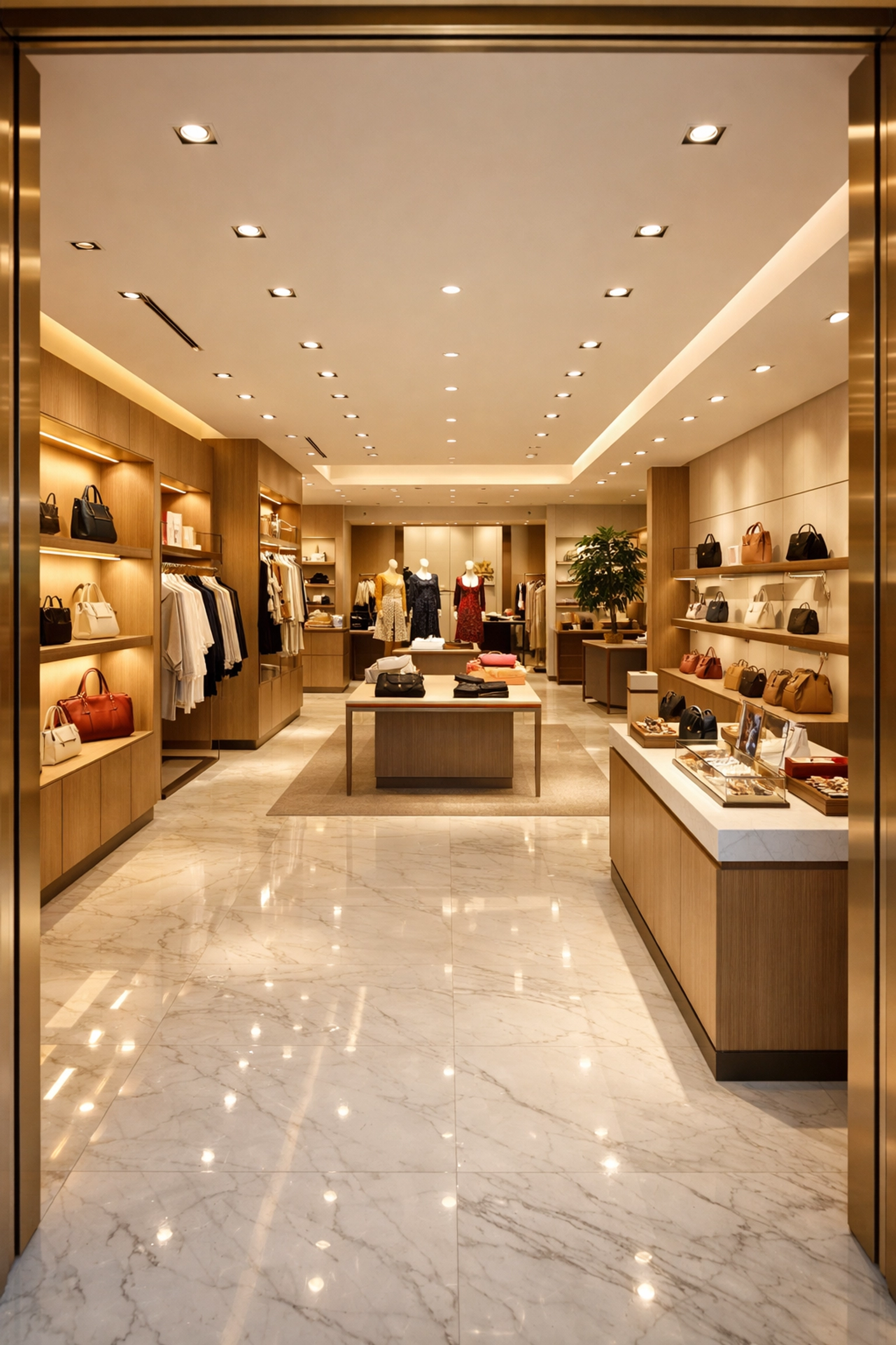 A bright, modern retail storefront interior representing a successful business expansion.