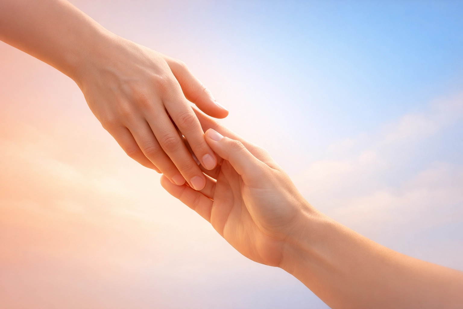 Hands reaching to support each other, symbolizing vulnerable leadership and mutual encouragement