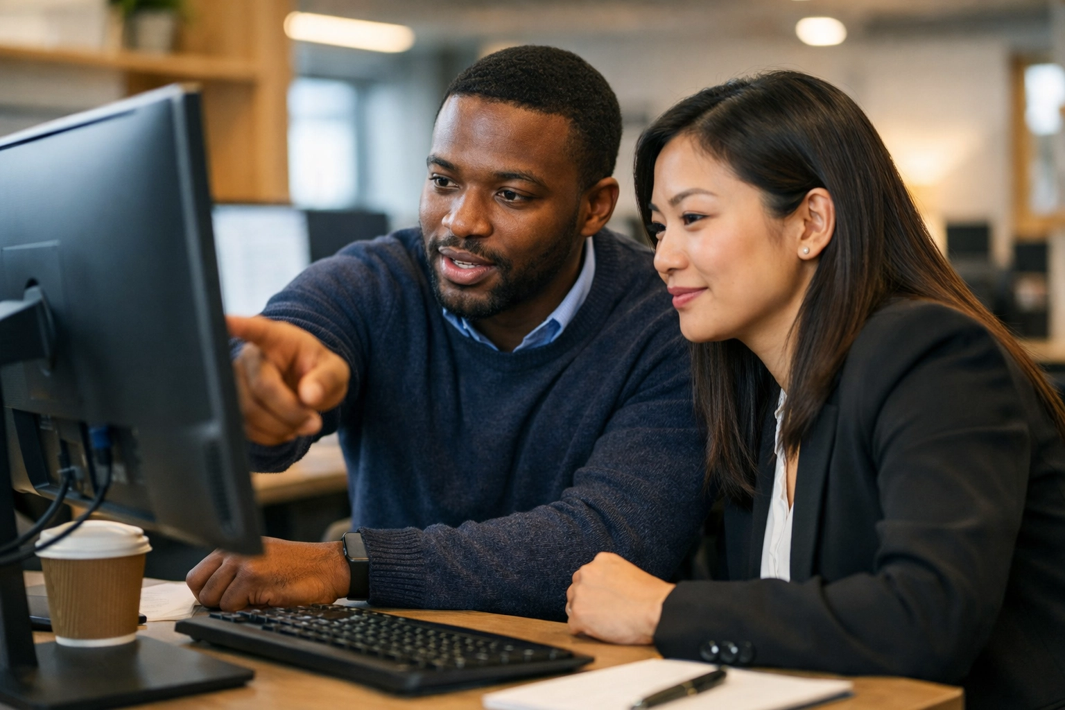 IT experts collaborating on ServiceNow ITOM and ITAM strategies to maximize platform ROI and visibility.