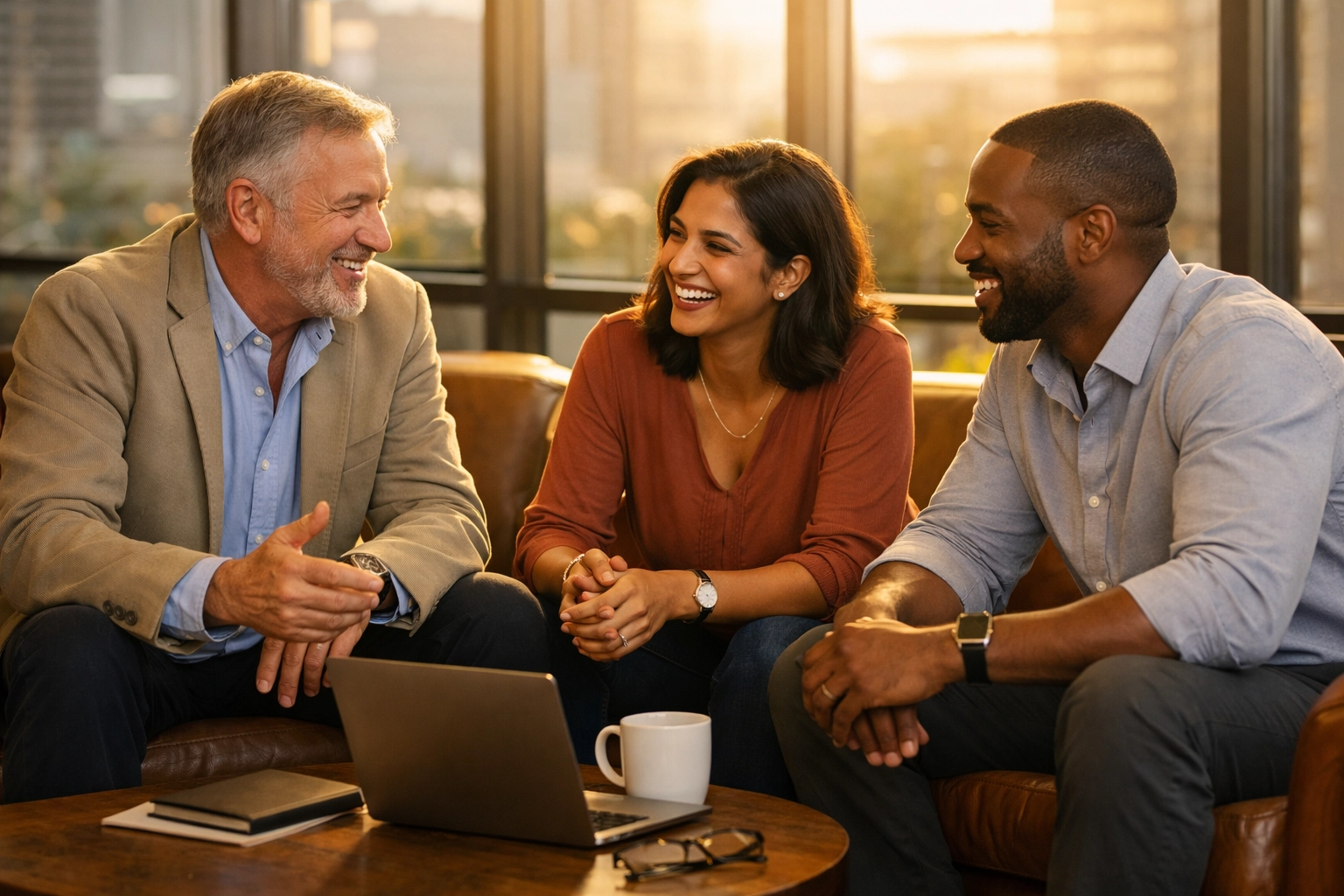 Executives discussing high-earner retirement strategies and 401k mirror plan options.