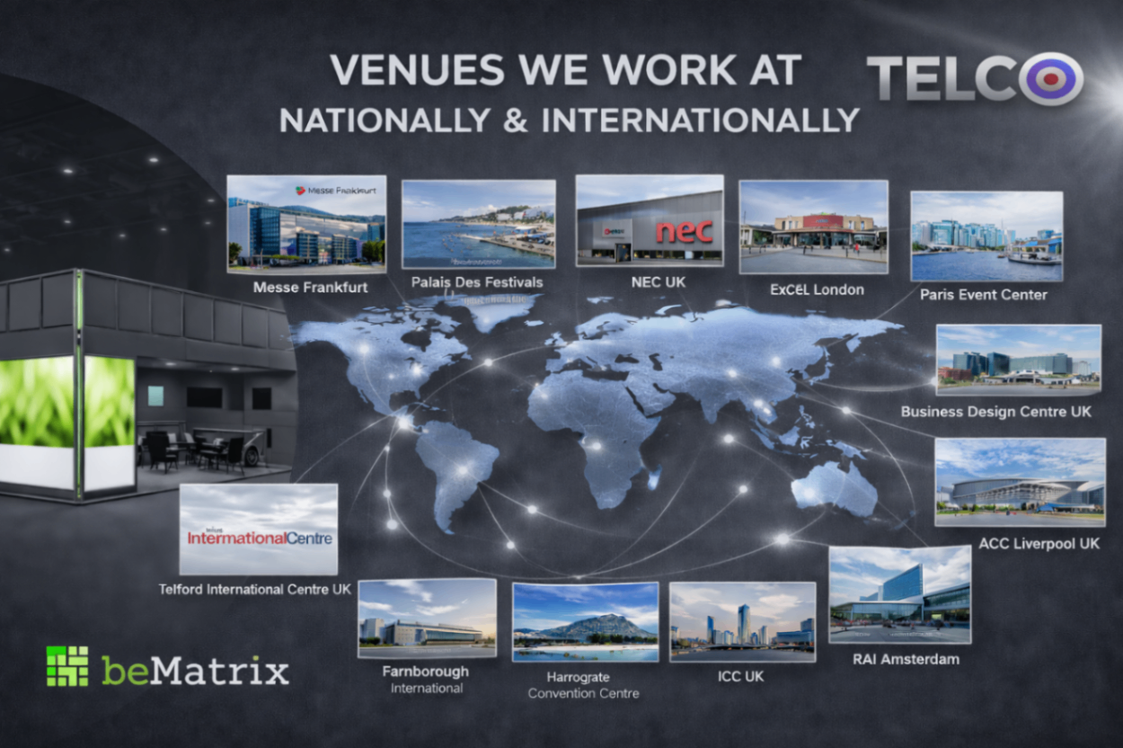 Exhibition Labour Company Venue Coverage Map
