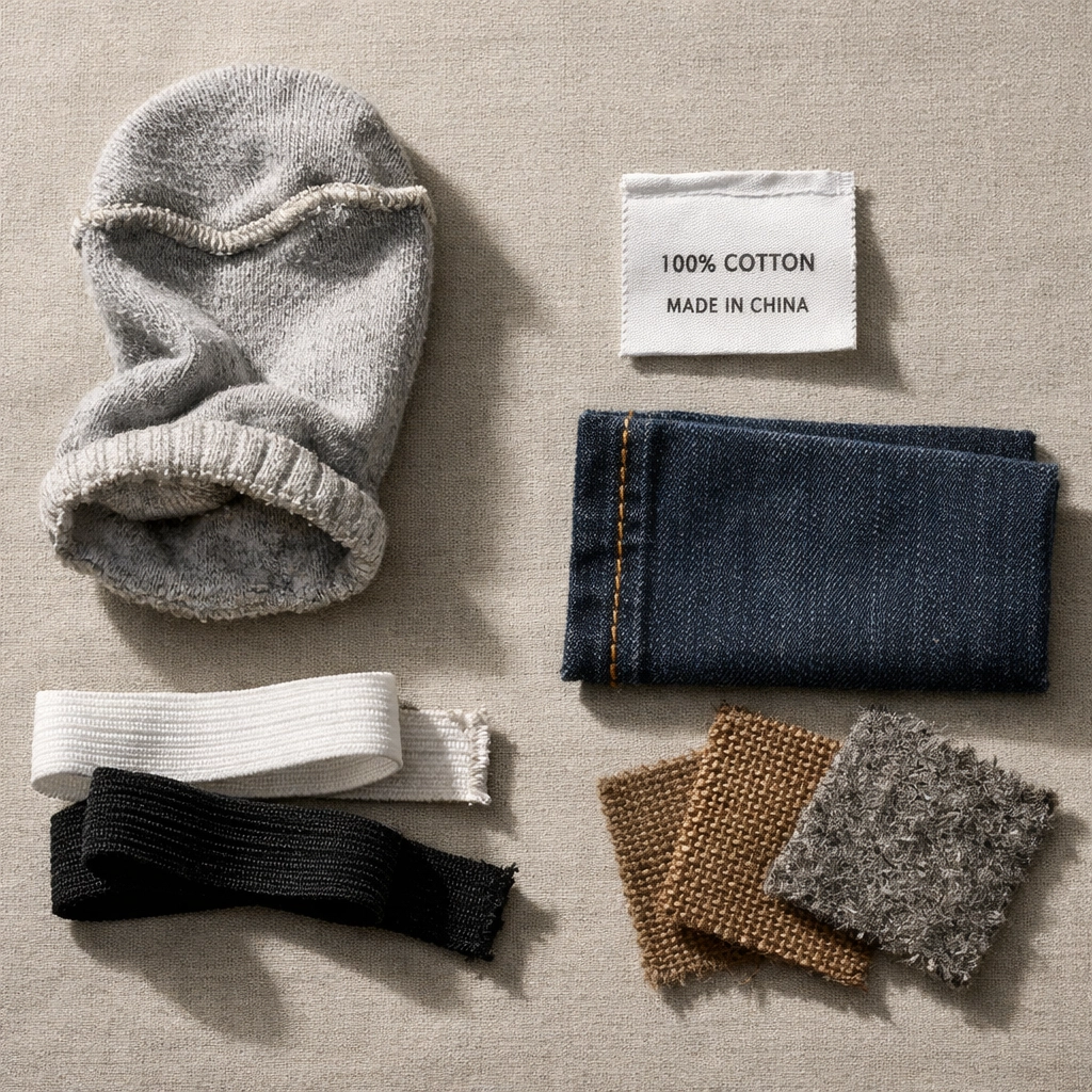 Common sensory clothing triggers: sock seams, tags, elastic bands, and scratchy fabric textures