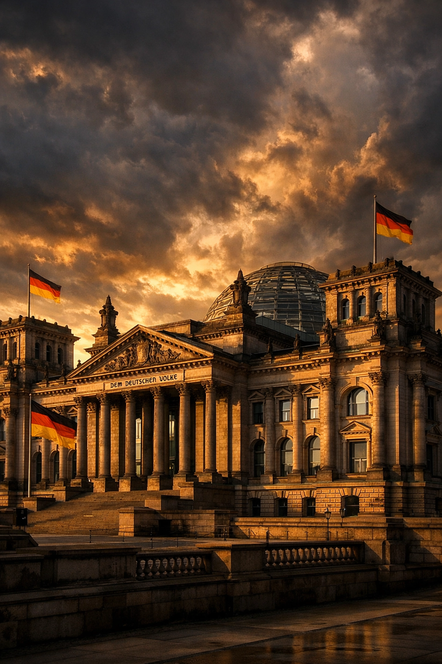 Deutscher Bundestag als Symbol für Sportwetten-Regulierung