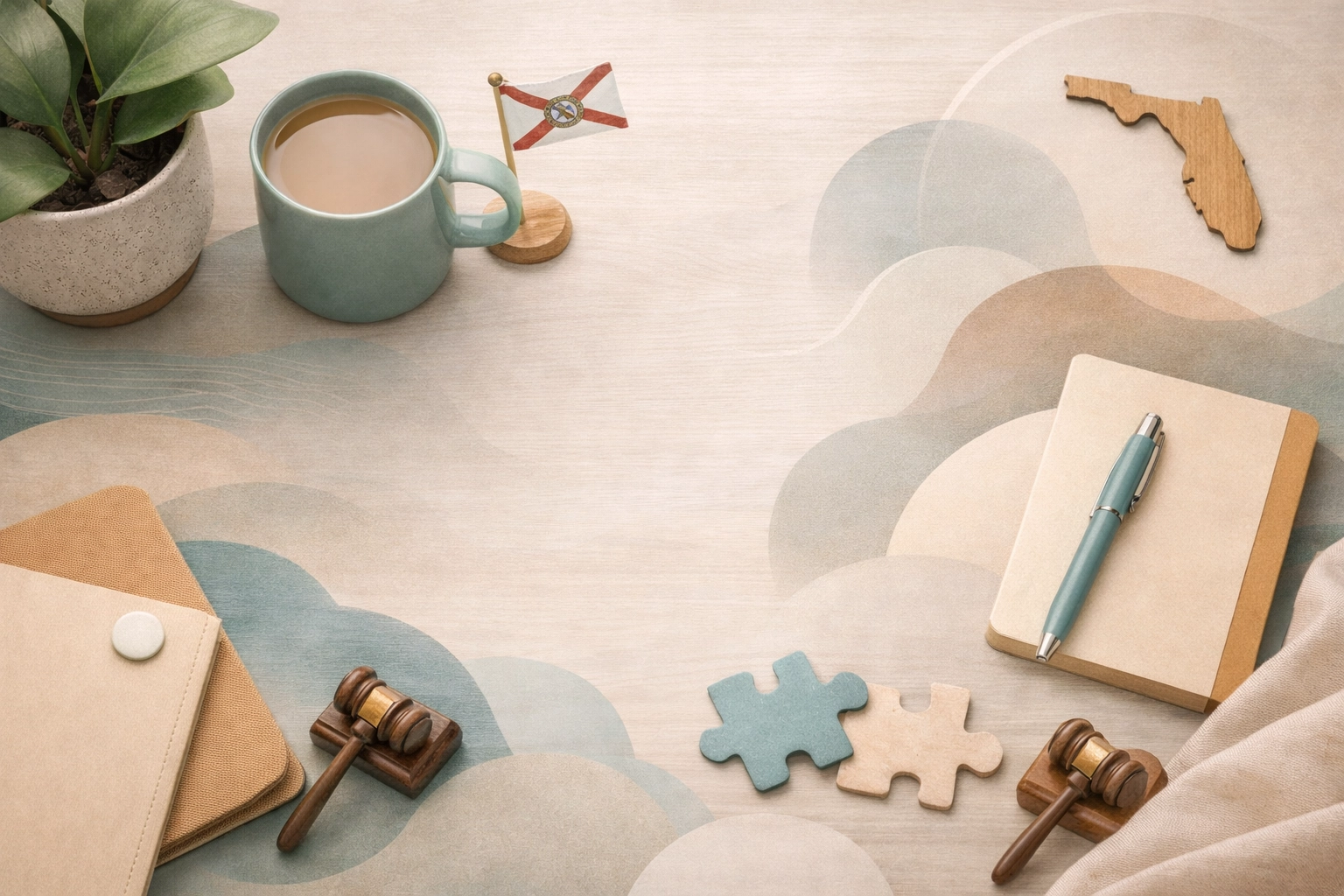 A calm river stone and succulent representing groundedness for trans and neurodivergent adults during Florida’s legislative noise.