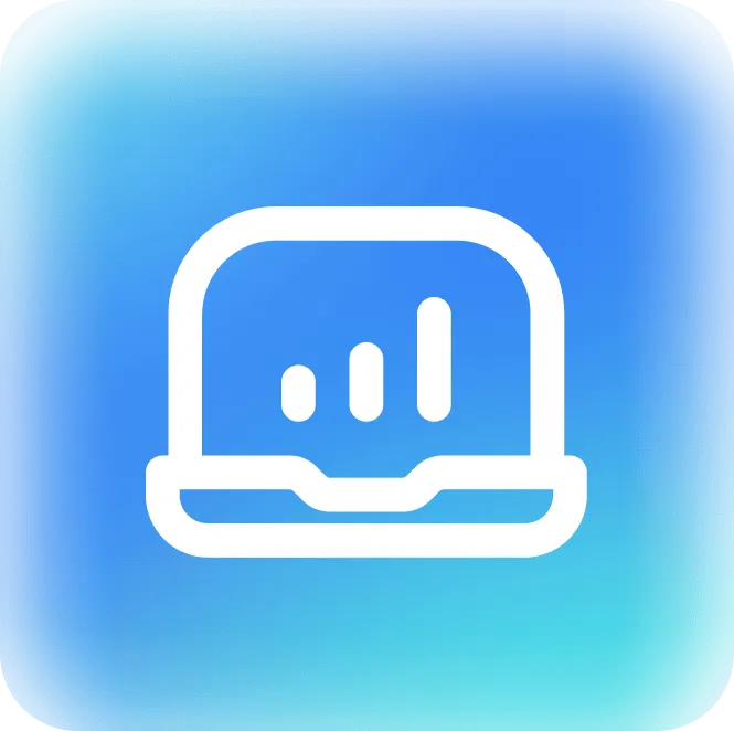 Digital SEO and performance tracking bar chart