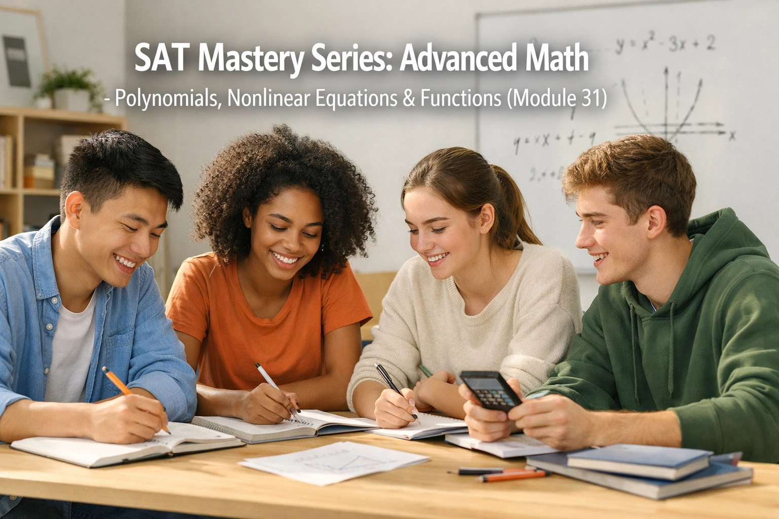 [HERO] SAT Mastery Series: Advanced Math – Polynomials, Nonlinear Equations & Functions (Module 31)