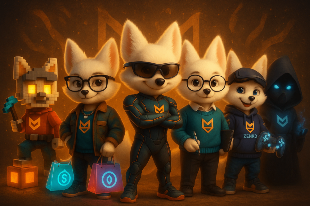 Zenko Protocol Fox Mascots