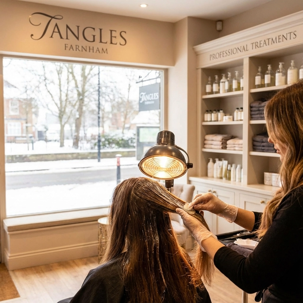 Struggling with Dull Winter Hair? 5 Professional Treatments That Actually Work at Tangles Farnham