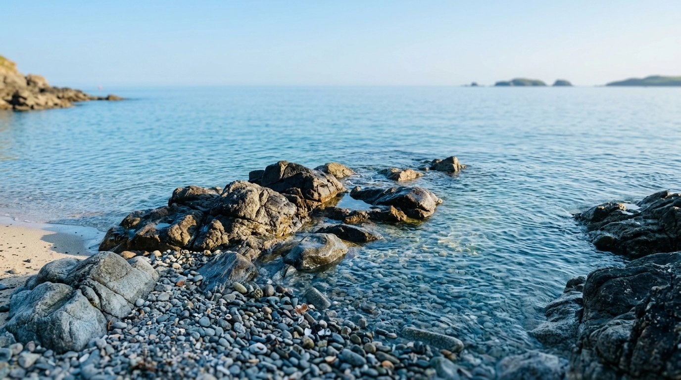 Cornwall Coastline Close Up