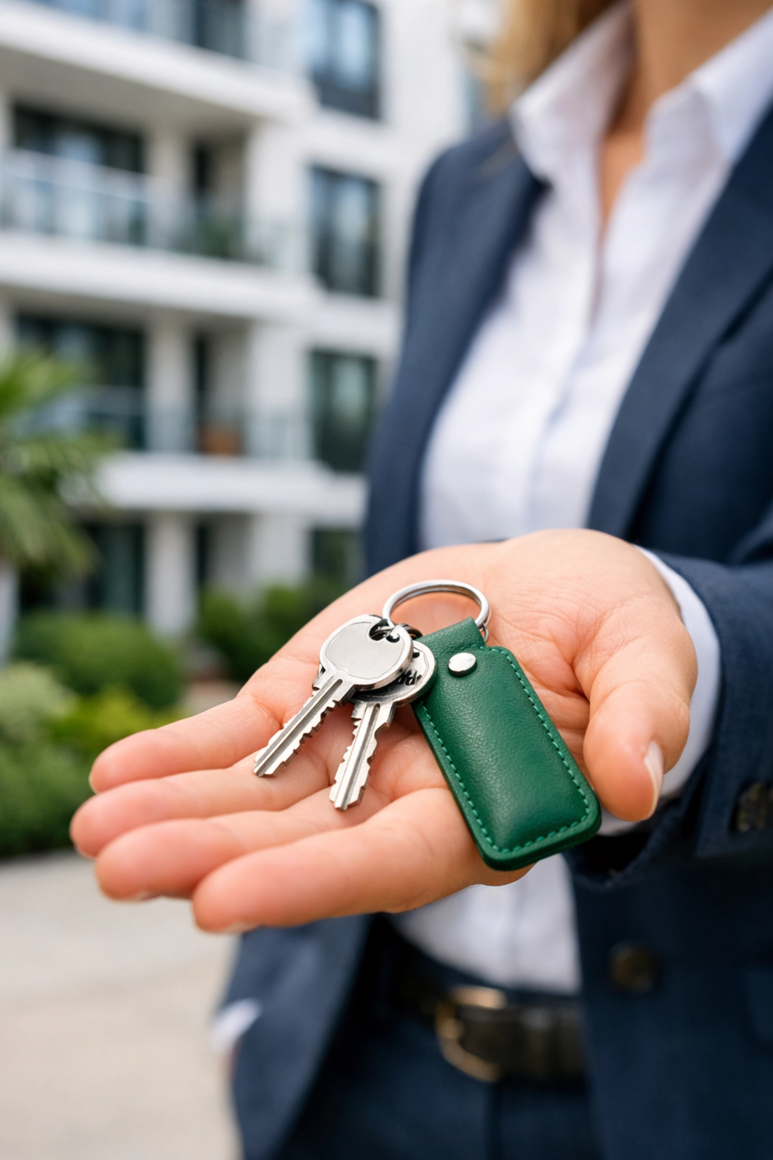 Keys to a multi-family property held after closing a deal with flexible private money lending.