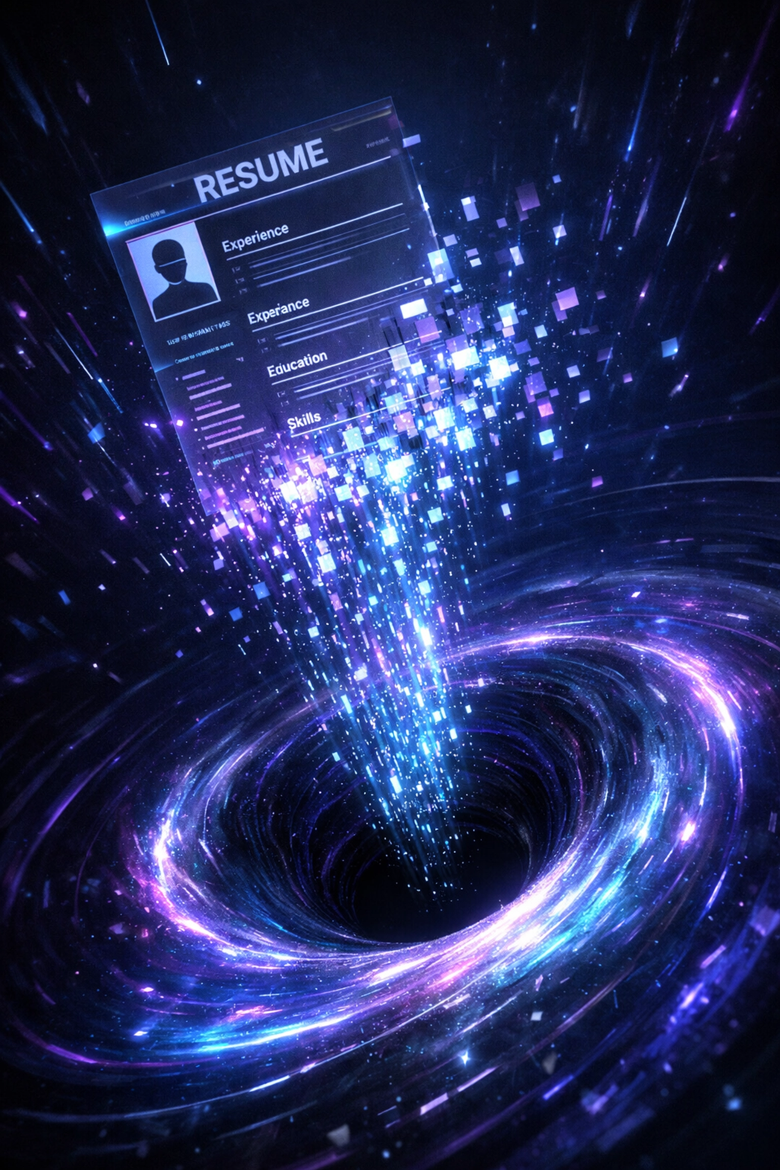 Resume disappearing into ATS system black hole showing campus-to-career gap challenge