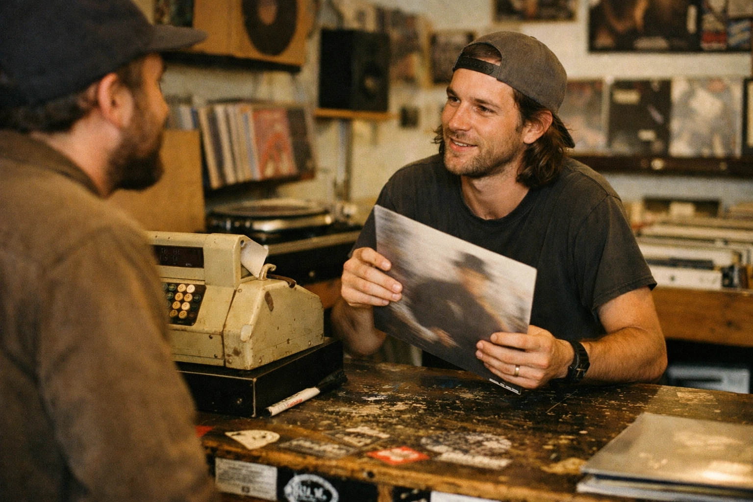 Happy Customers at Nivessa Record Shop