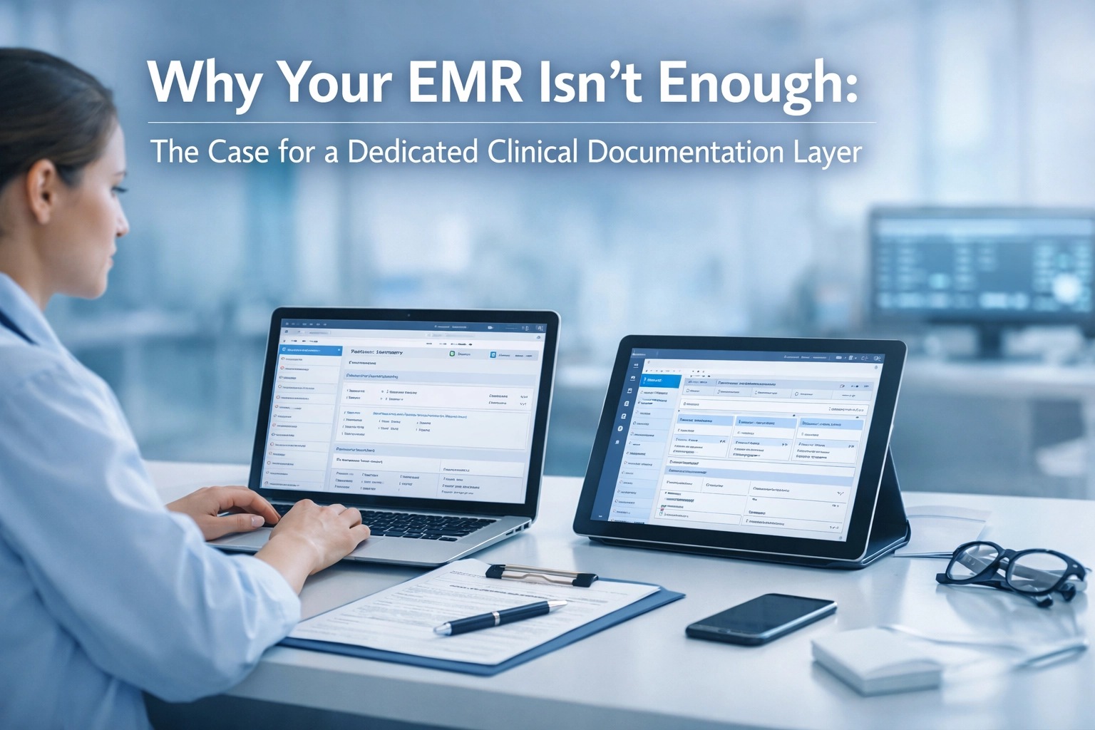 Why Your EMR Isn&#39;t Enough: The Case for a Dedicated Clinical Documentation Layer