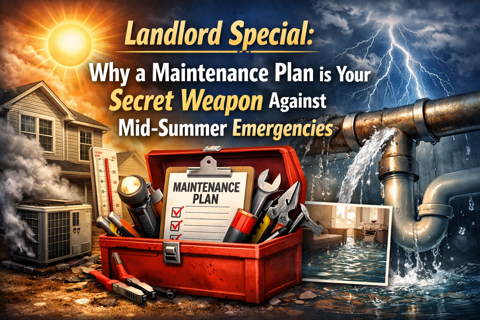 [HERO] Landlord Special: Why a Maintenance Plan is Your Secret Weapon Against Mid-Summer Emergencies
