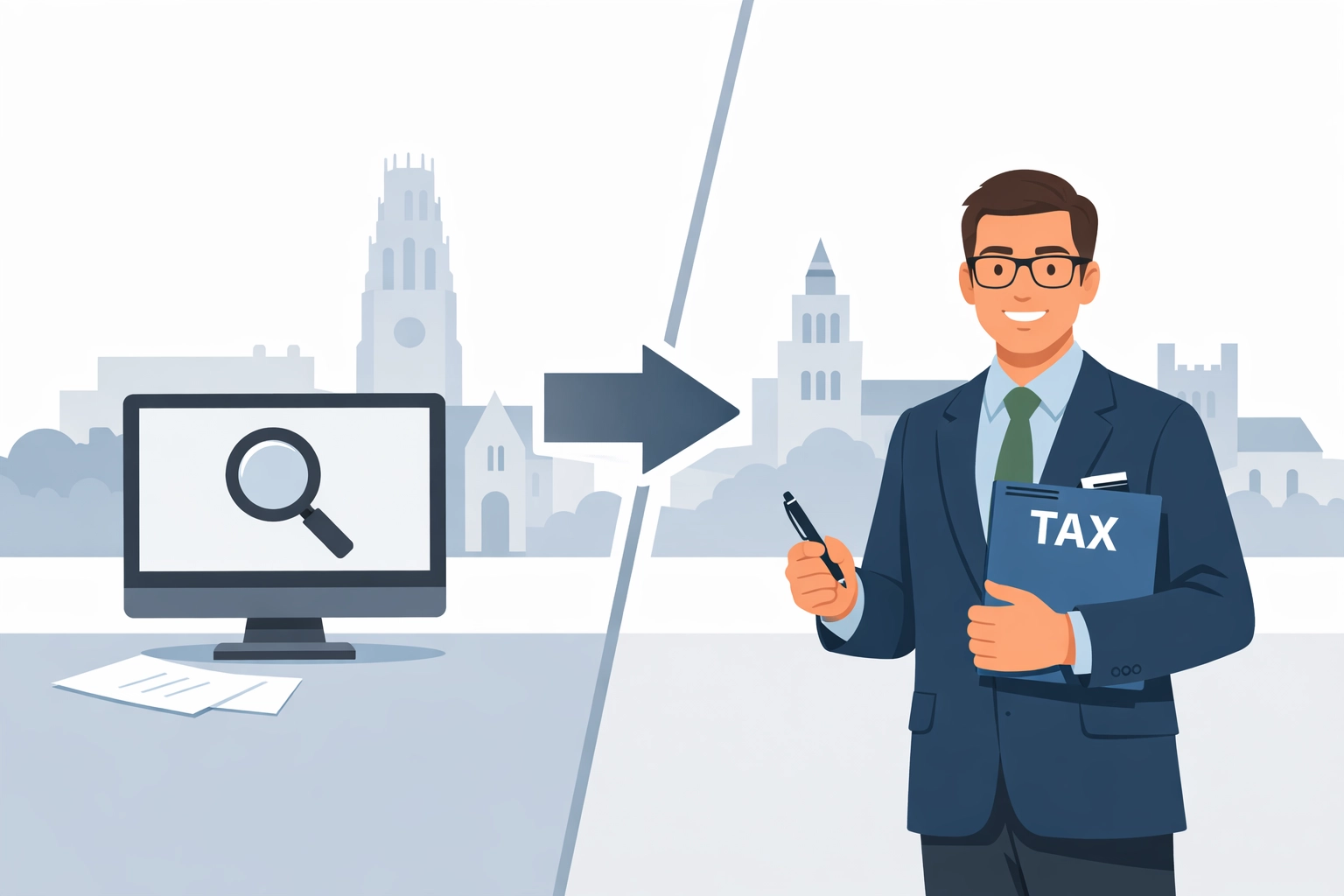 New Haven tax professional providing expert guidance compared to automated DIY tax software.