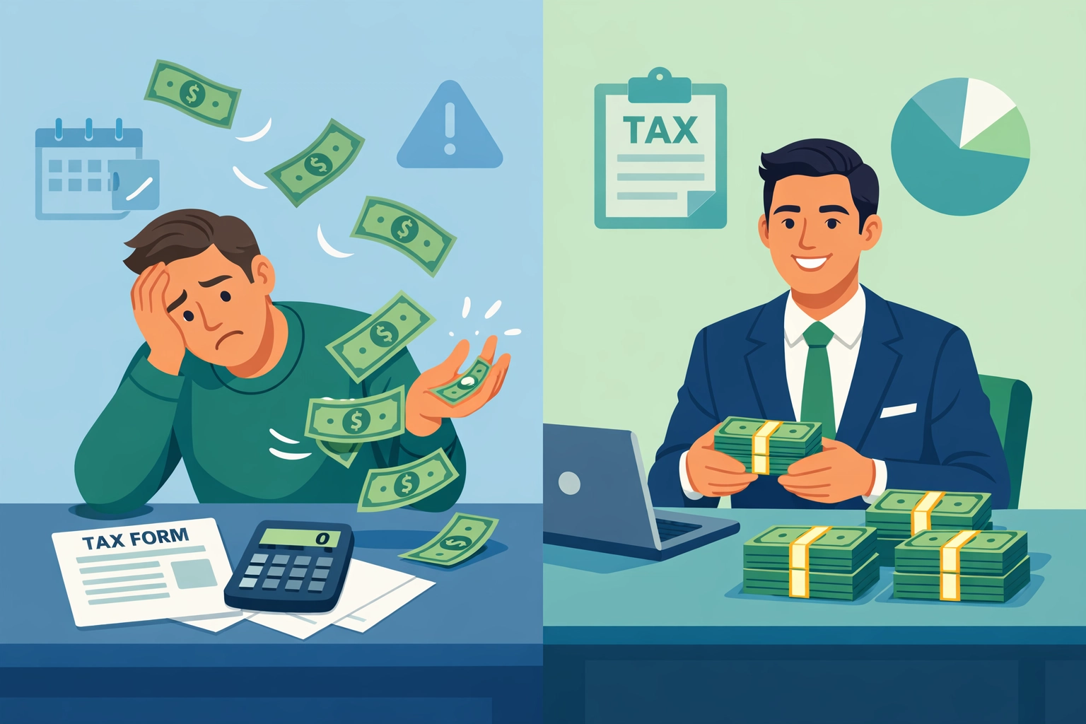 Tax preparer catching missed deductions and saving taxpayer money