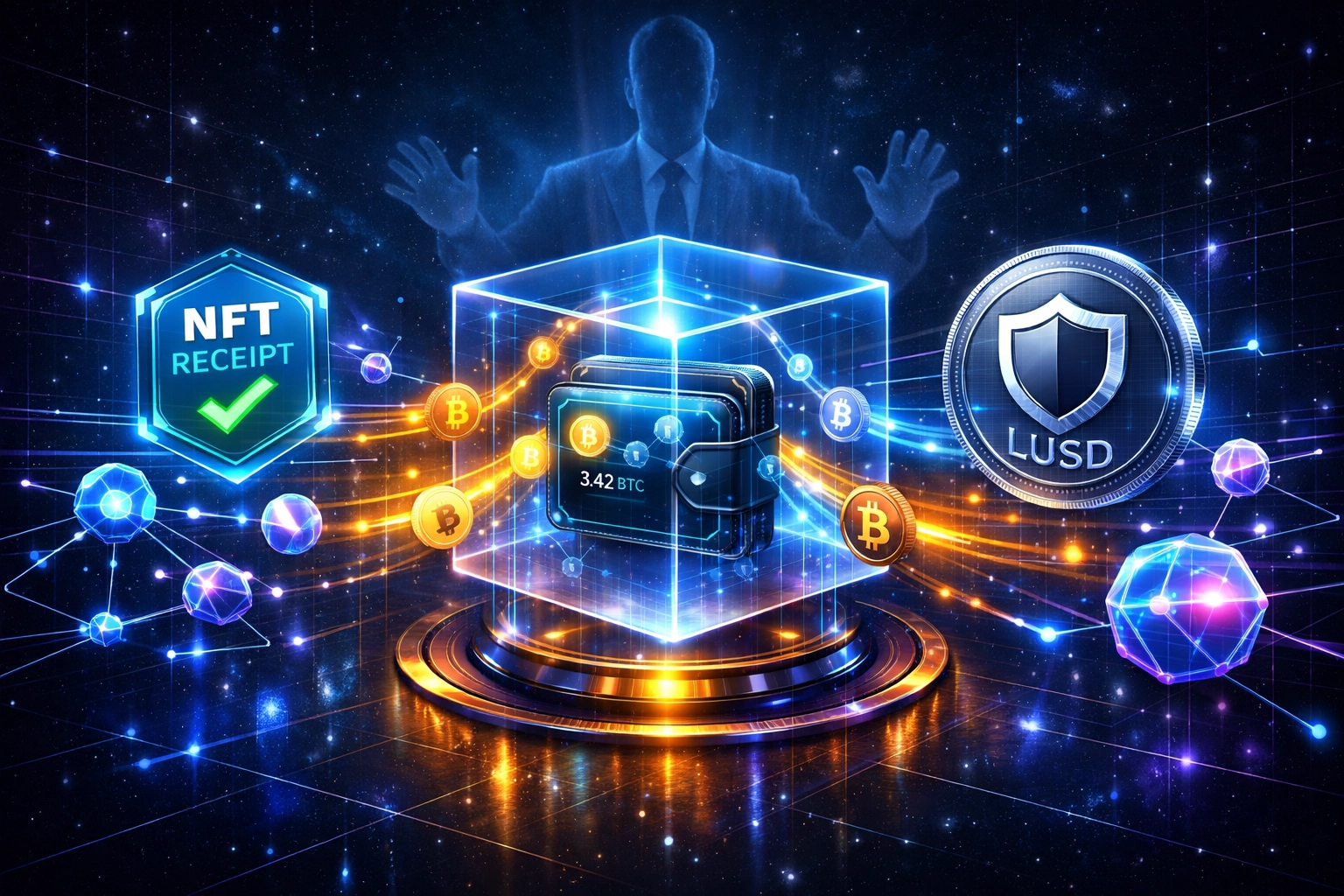 Decentralized crypto payment ecosystem with self-custody wallet and blockchain infrastructure