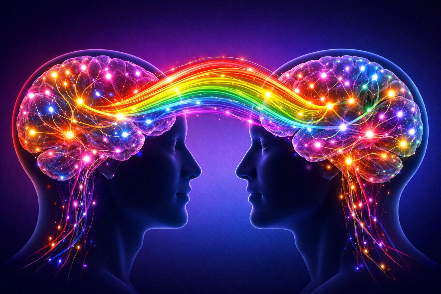 Neural connection visualization showing how authentic LGBTQ+ storytelling creates emotional bonds