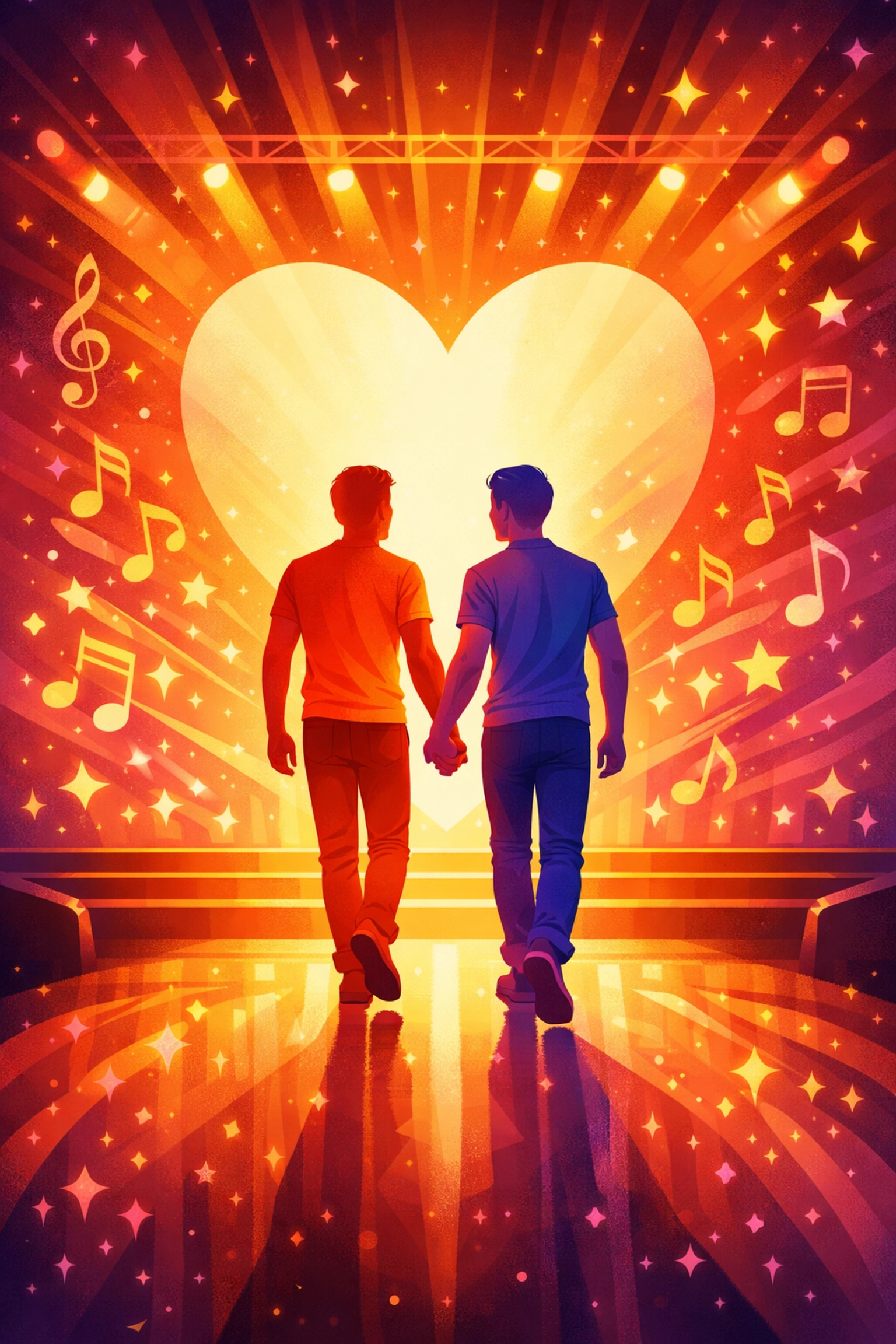 Gay love story representation at Eurovision Song Contest celebrating LGBTQ+ visibility