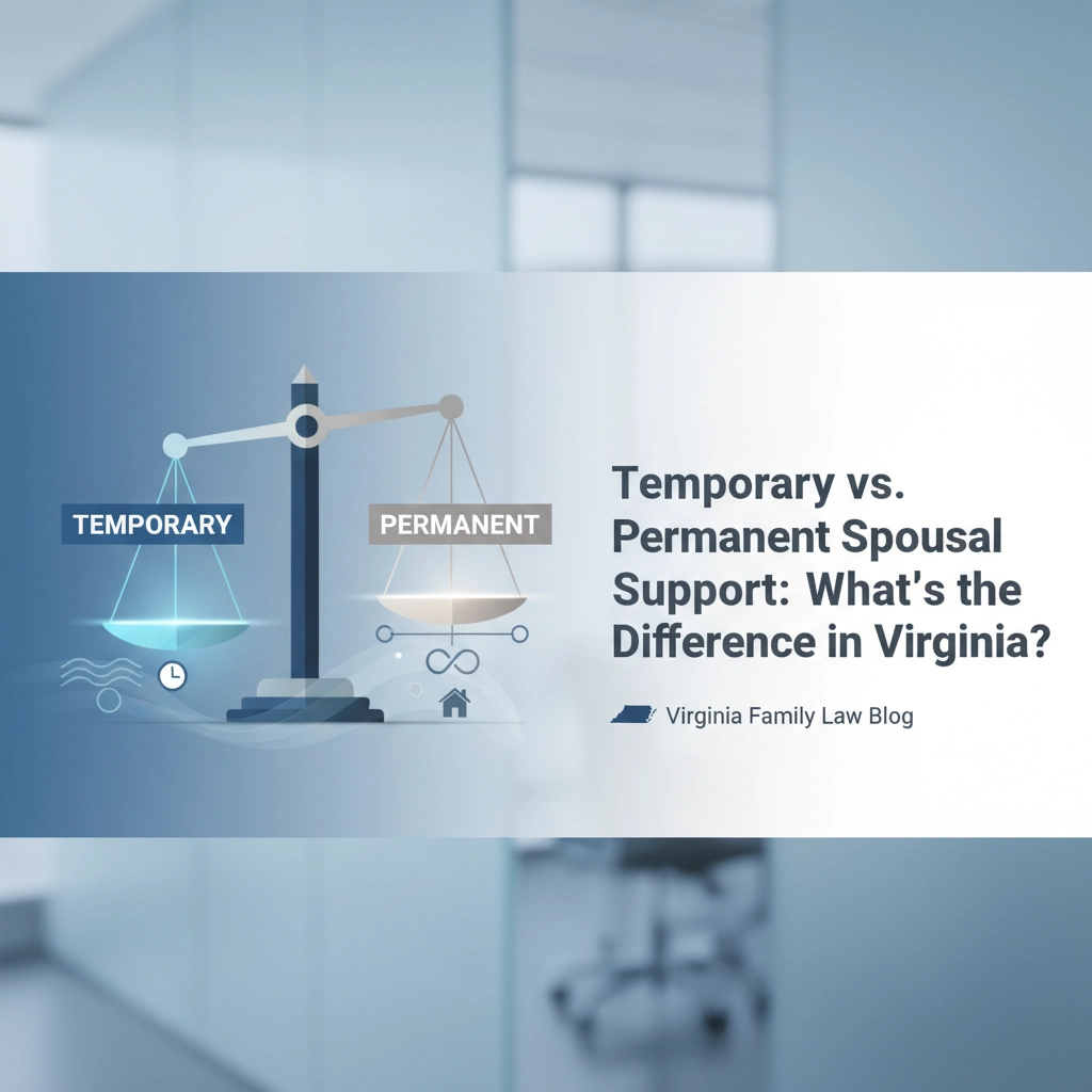 Temporary vs. Permanent Spousal Support: What's the Difference in Virginia?