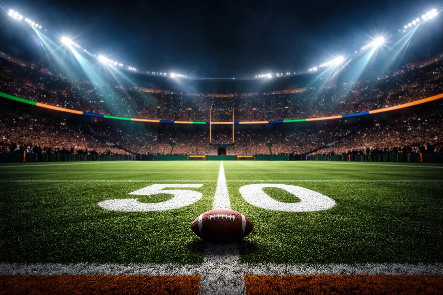 Miami Hurricanes football stadium at night showcasing the program's championship-level atmosphere