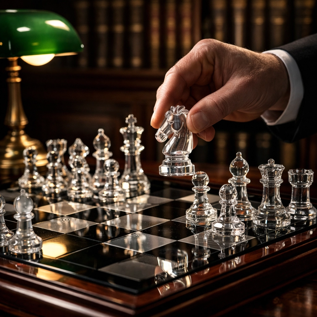 Strategic tax planning represented by a chess game to illustrate maximizing business depreciation deductions.