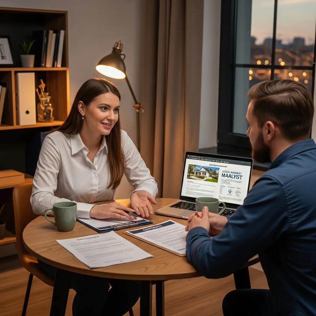 Clearly Sold agent consulting with a client on HomeOffersEZ